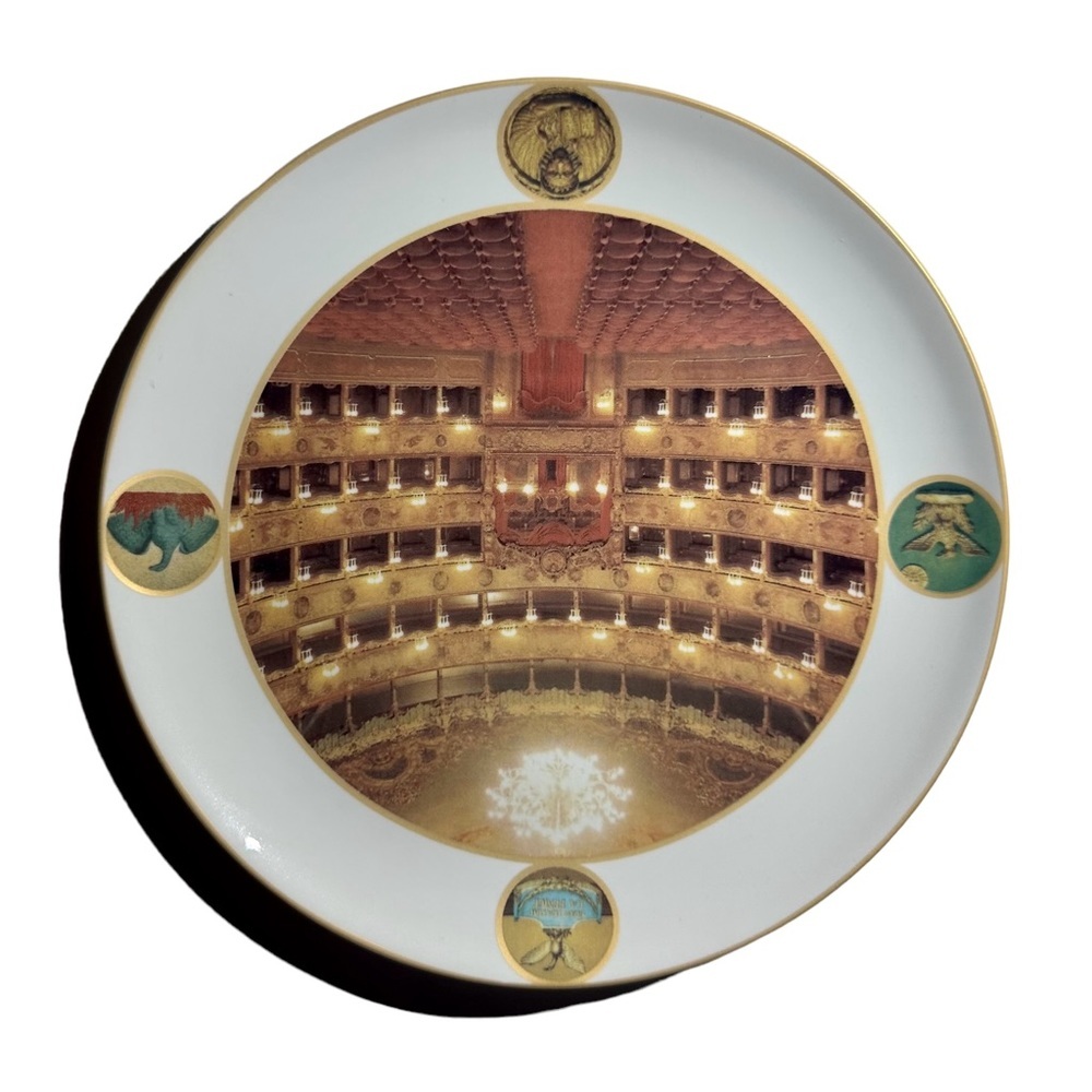 Collezione La Fenice Soggeto No. 1 - Tognana Italy 8” Porcelain Plate